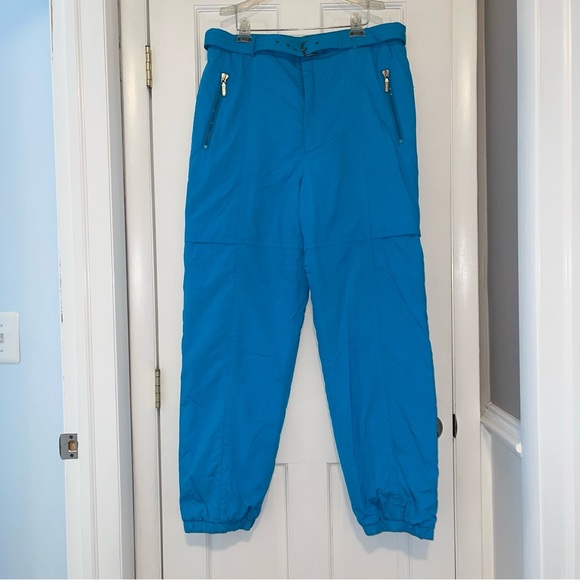 Tyrolia by Head Other - Vintage Tyrolia by Head Celtech hot blue winter ski snowboard pants, 36 waist